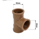 Tee Redução Soldável Krona 32x25mm - Embalagem Com 20 Unidades