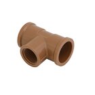 Tee Soldável Com Rosca Krona 25x3/4 - Embalagem Com 20 Unidad