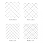 Tela Alambrado Galvanizada Fio 14 (2,10mm) Malha 3" (7,6cm)