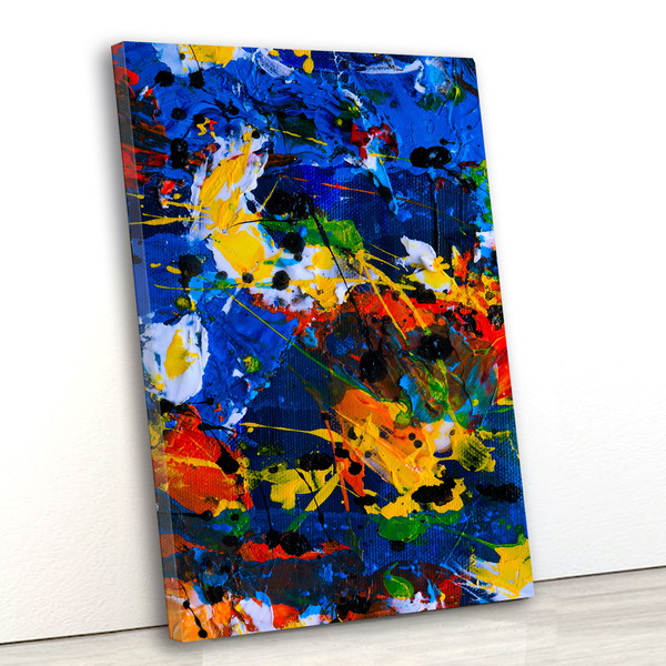 Tela Canvas Abstrato Arte 55x80 Vertical 102