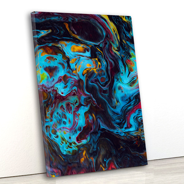 Tela Canvas Abstrato Arte 55x80 Vertical 150