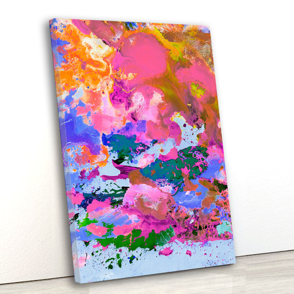 Tela Canvas Abstrato Arte 55x80 Vertical 165