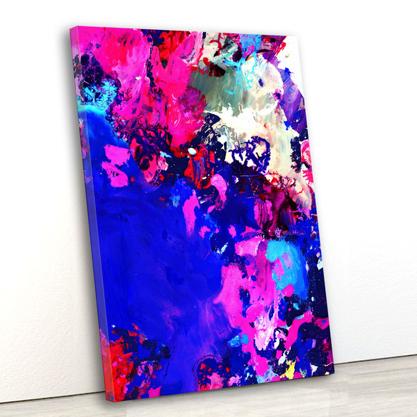 Tela Canvas Abstrato Arte 55x80 Vertical 167
