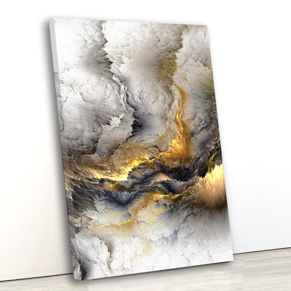 Tela Canvas Abstrato Arte 55x80 Vertical 172