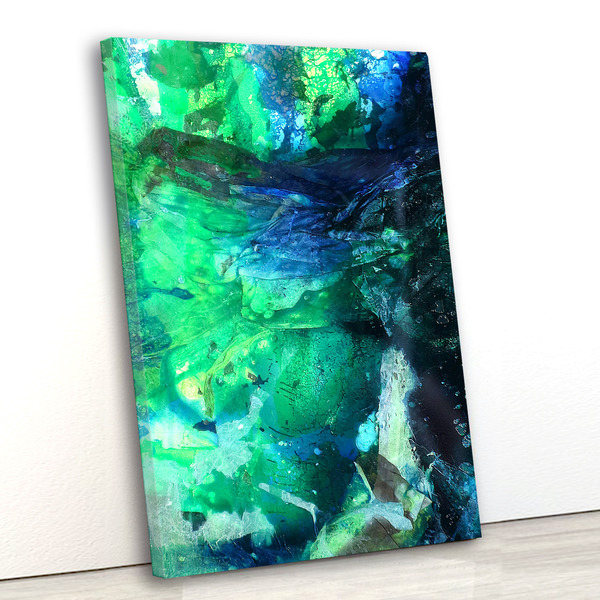 Tela Canvas Abstrato Arte 55x80 Vertical 215