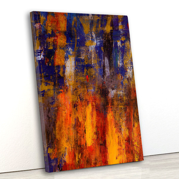 Tela Canvas Abstrato Arte 80x120 Vertical 109