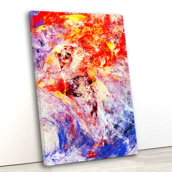 Tela Canvas Abstrato Arte 80x120 Vertical 192