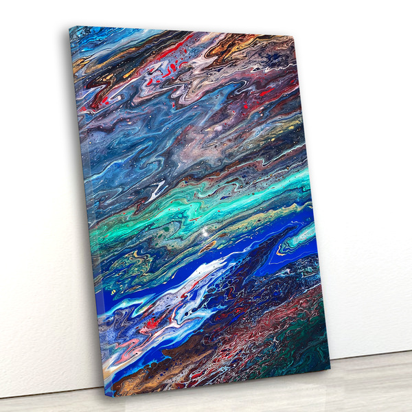 Tela Canvas Abstrato Arte 80x120 Vertical 88