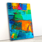 Tela Canvas Abstrato Arte 80x120 Vertical 97