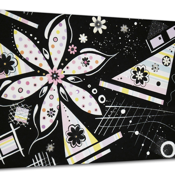 Tela Canvas Abstrato Arte 80x55 Horizontal 232