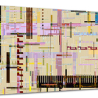 Tela Canvas Abstrato Arte 80x55 Horizontal 316