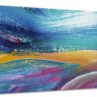 Tela Canvas Abstrato Arte 80x55 Horizontal 86