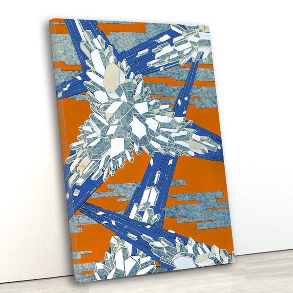 Tela Canvas Abstrato Arte 80x55 Vertical 259