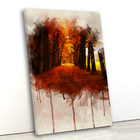 Tela Canvas Árvores Outono 80x120 Vertical 3
