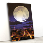 Tela Canvas Cidade Desenho 55x80 Vertical 9