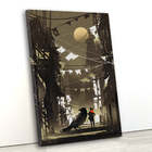 Tela Canvas Cidade Desenho 80x120 Vertical 10