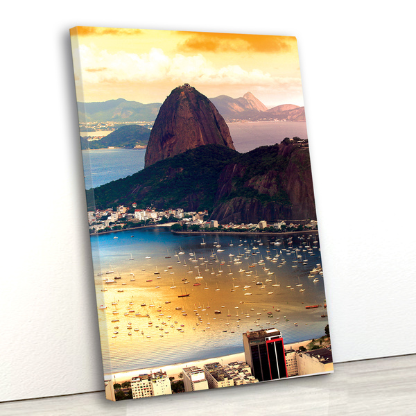 Tela Canvas Cidade Rio De Janeiro 80x120 Vertical 1