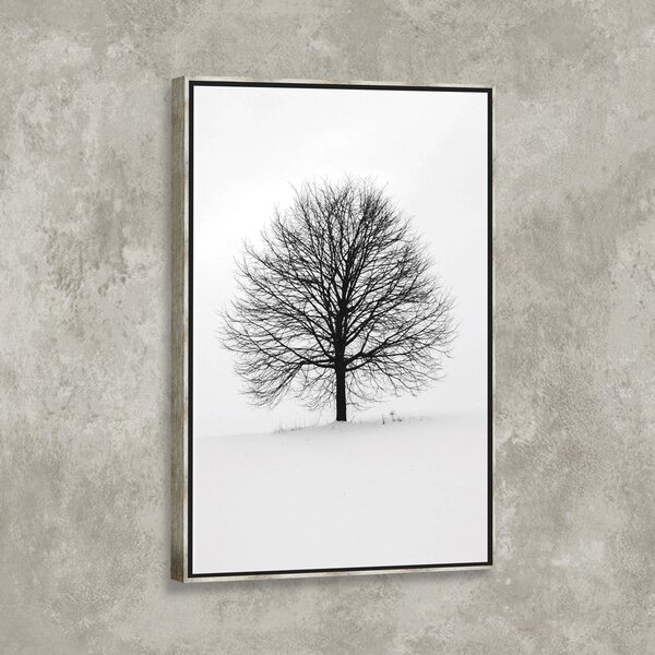 Tela Canvas Com Moldura Arvore