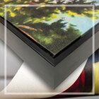 Tela Canvas Com Moldura Mulher Traços De Pintura