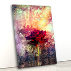Tela Canvas Floral Rosa 80x120 Vertical 2