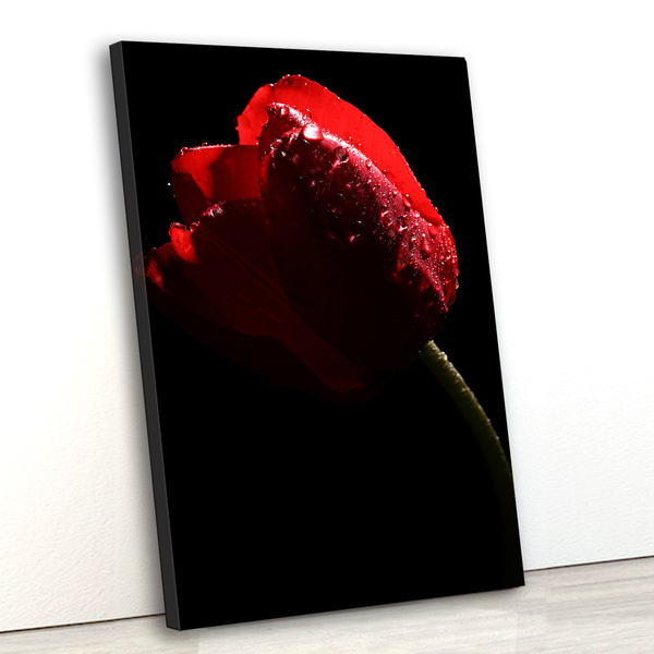 Tela Canvas Floral Tulipa 80x120 Vertical 2