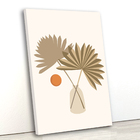 Tela Canvas Folhagem Desenho Folha 55x80 Vertical 2