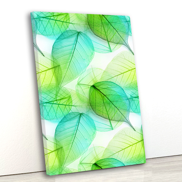 Tela Canvas Folhagem Folhas 55x80 Vertical 1
