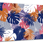 Tela Canvas Folhagem Folhas Tropicais 120x80 Horizontal 103