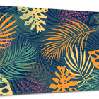 Tela Canvas Folhagem Folhas Tropicais 120x80 Horizontal 106