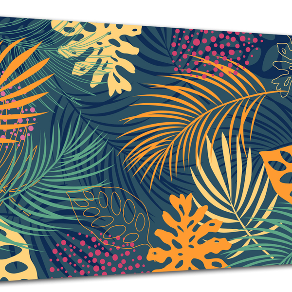 Tela Canvas Folhagem Folhas Tropicais 120x80 Horizontal 106