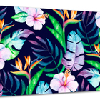 Tela Canvas Folhagem Folhas Tropicais 120x80 Horizontal 113