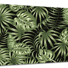 Tela Canvas Folhagem Folhas Tropicais 120x80 Horizontal 148