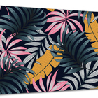 Tela Canvas Folhagem Folhas Tropicais 120x80 Horizontal 29