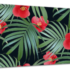 Tela Canvas Folhagem Folhas Tropicais 120x80 Horizontal 42