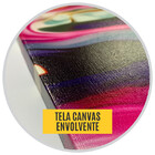 Tela Canvas Folhagem Folhas Tropicais 120x80 Horizontal 46