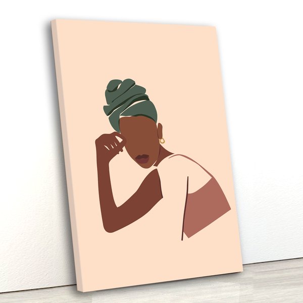 Tela Canvas Moda Desenho Mulher 55x80 Vertical 11