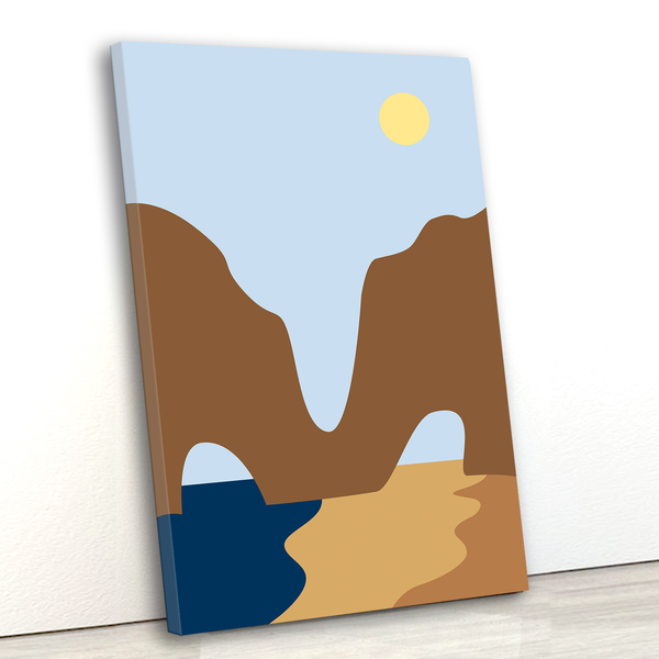 Tela Canvas Paisagem Desenho 80x120 Vertical 5