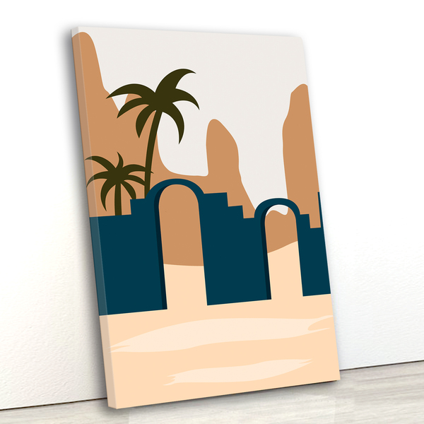 Tela Canvas Paisagem Desenho 80x120 Vertical 8