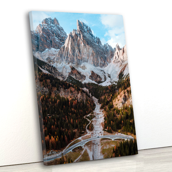 Tela Canvas Paisagem Montanha 80x120 Vertical 4