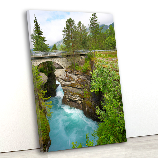 Tela Canvas Paisagem Ponte 80x120 Vertical 4