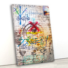 Tela Canvas Viagem Mapa 80x120 Vertical 2