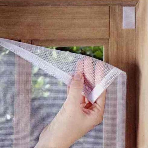 Tela Cortina Janela Mosquiteiro Anti Dengue Mosquito Zika Fita
