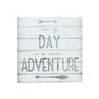 Tela Day Adventure Fundo Branco 28x28cm - Urban