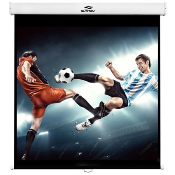 Tela De Projeção Retratil Trvs-120 2,34x1,75cm Vídeo 4:3-sumay