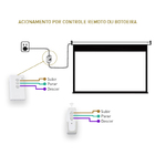 Tela De Projeção Tensionada Elétrica Tbts100h (2.21x1.24m)