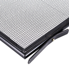 Tela de Proteção para Lareira Reta Tubular Médio Preto 70x50cm Artmill