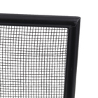 Tela de Proteção para Lareira Tubo Reta Preta 60cmx40cm Artmill