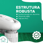 Tela De Segurança Retrátil Pvc Para Pet/bebe - Branco