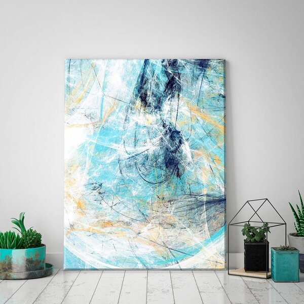 Tela Decorativa Abstract Blue