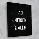 Tela Decorativa Ao Infinito E Além  - 30x40cm